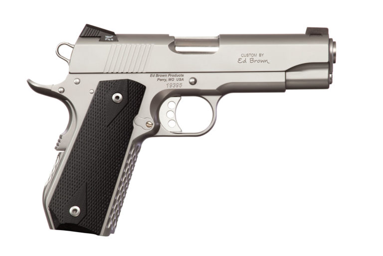 Stainless Ed Brown Alpha Carry pistol