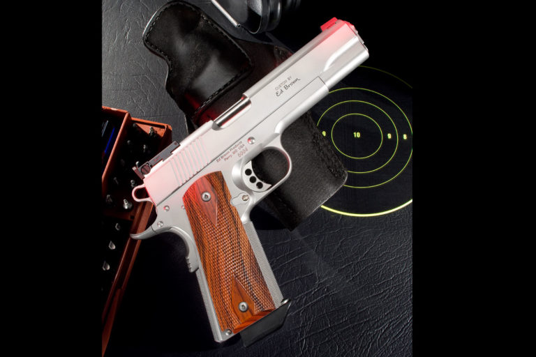 Stainless Ed Brown Executive Target pistol