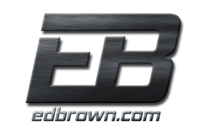 Ed Brown logo with texture