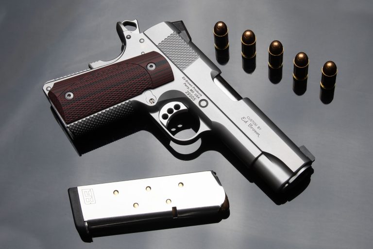 Stainless Ed Brown CCO pistol