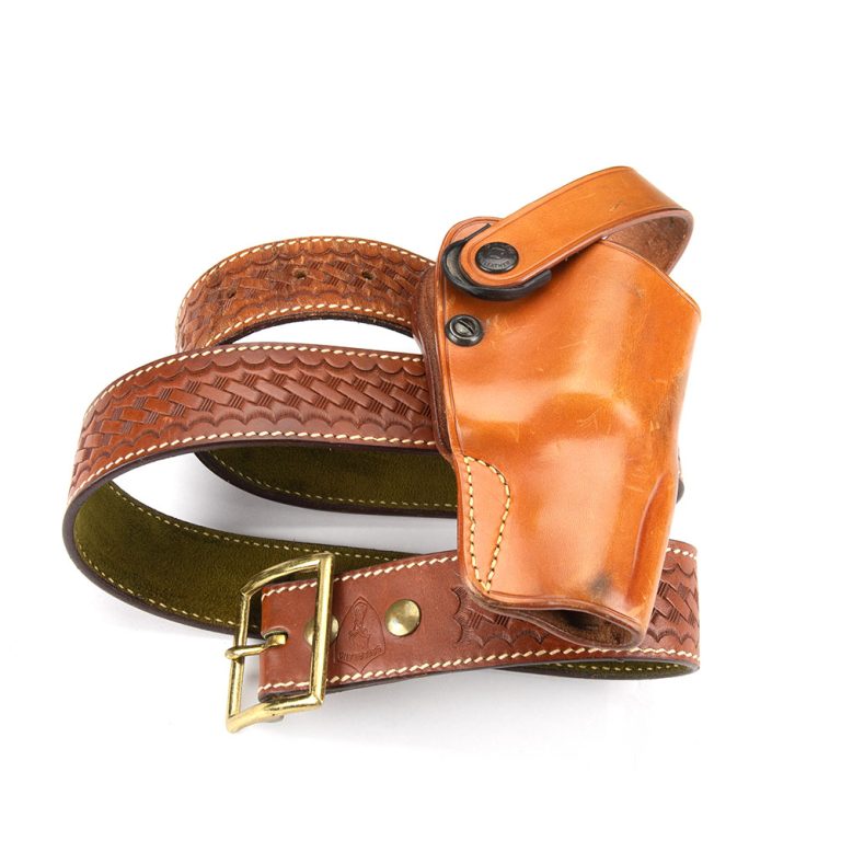 Taurus Public Defender 2 Pro Carry Holster | Right Hand Belt Slide Holster | OWB Concealed Carry Black Leather