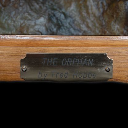 "The Orphan" by Fred Hoppe bronze
