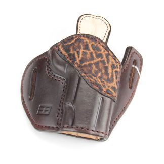 Commander holster mahogany with elephant trim