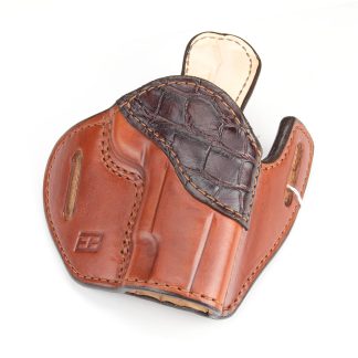 Commander holster with gator trim