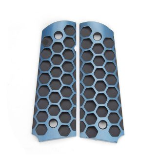 Aluminum Blue Hex grips