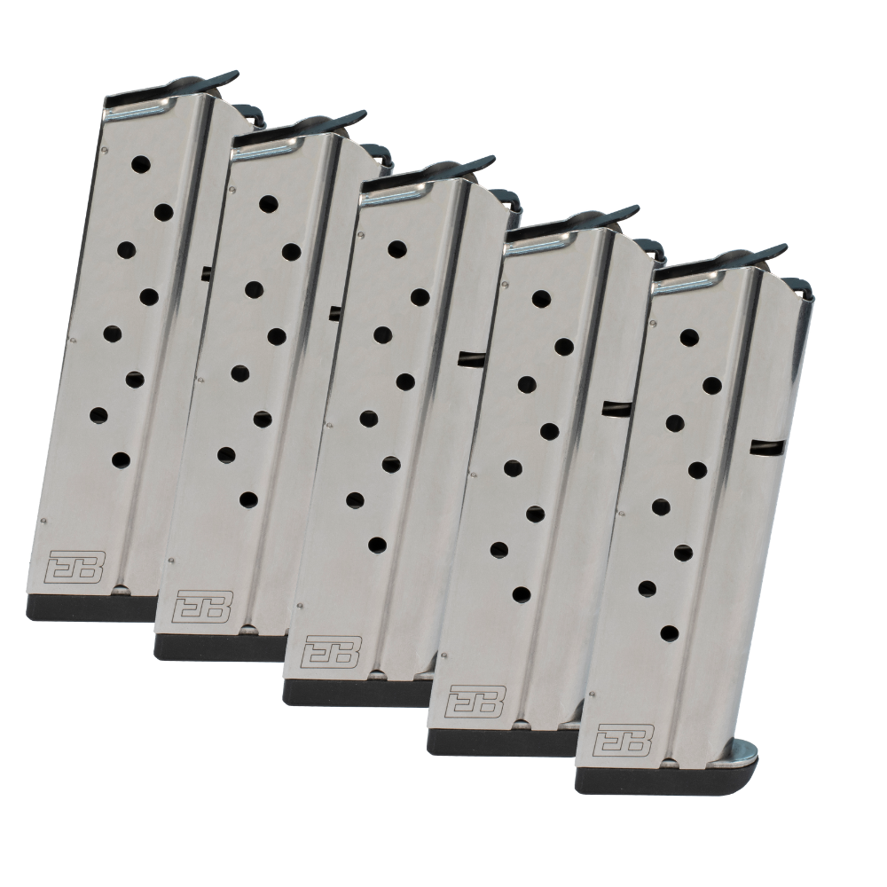 5 Pack, 9 rd .38 super Magazine