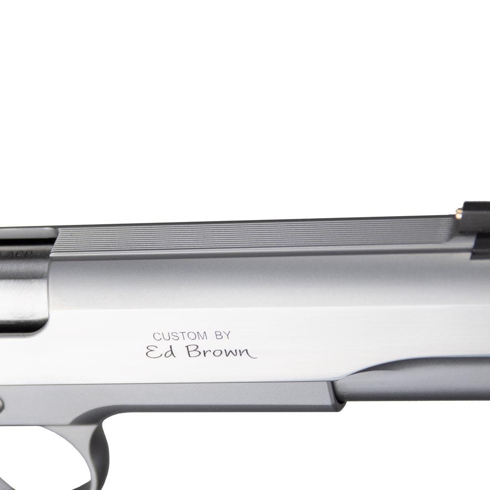 Classic Custom polished slide and frame detail