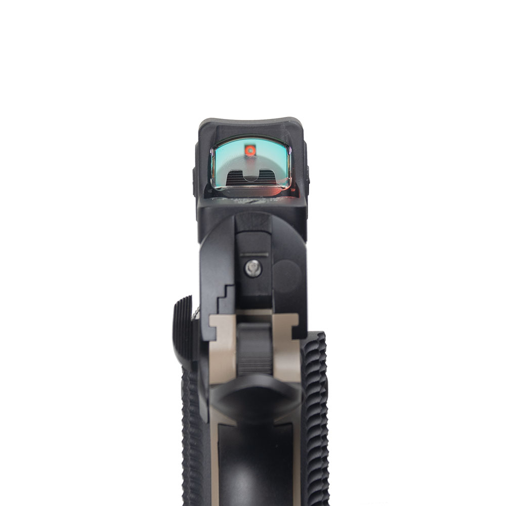 SFC-SOCOM Trijicon RMRcc and co-witness sight system